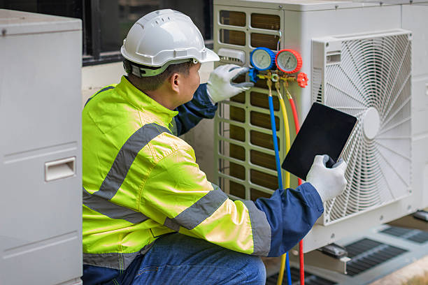 Professional Hvac Installation technician working in Brockton, MA